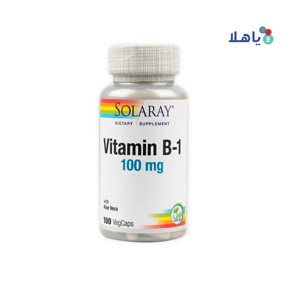 SOLARAY VITAMIN B-1 100MG 100 VEGCAPS