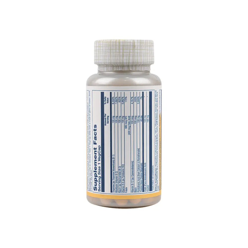 SOLARAY VITAMIN B-COMPLEX 100MG 50 VEGCAPS