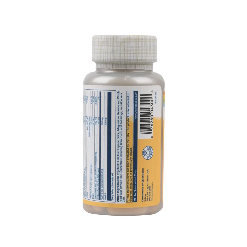 SOLARAY VITAMIN B-COMPLEX 100MG 50 VEGCAPS