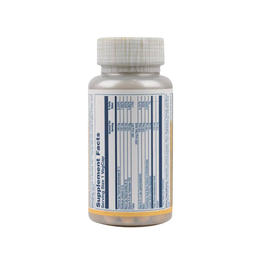 SOLARAY VITAMIN B-COMPLEX 100MG 50 VEGCAPS