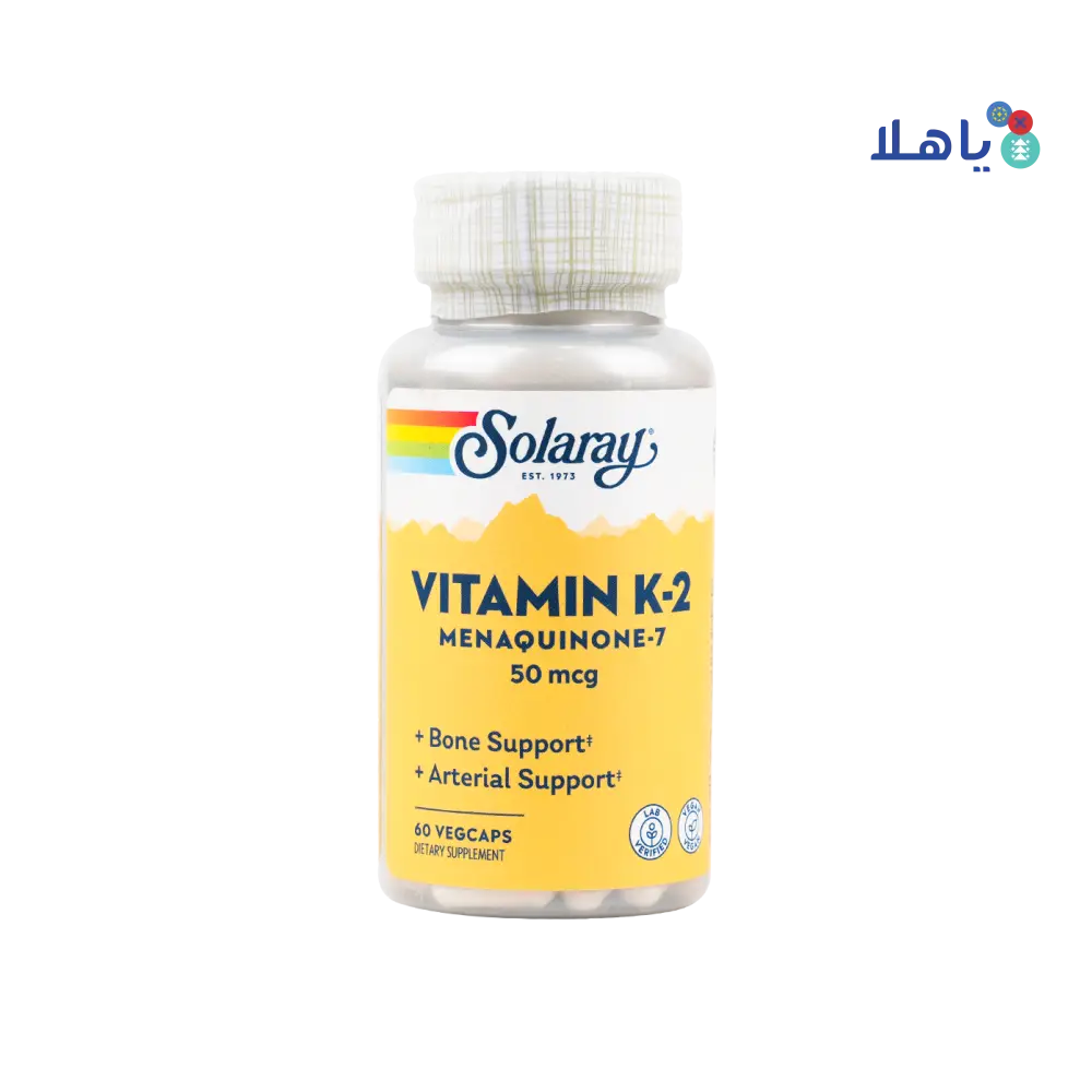 SOLARAY VITAMIN K-2 50MCG 60 VEG CAPS