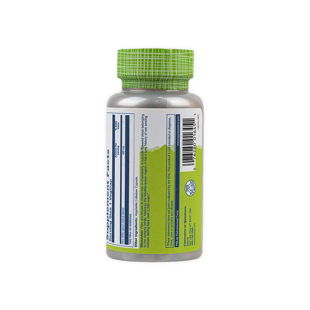 Solaray Vitex 400mg 100vegcap