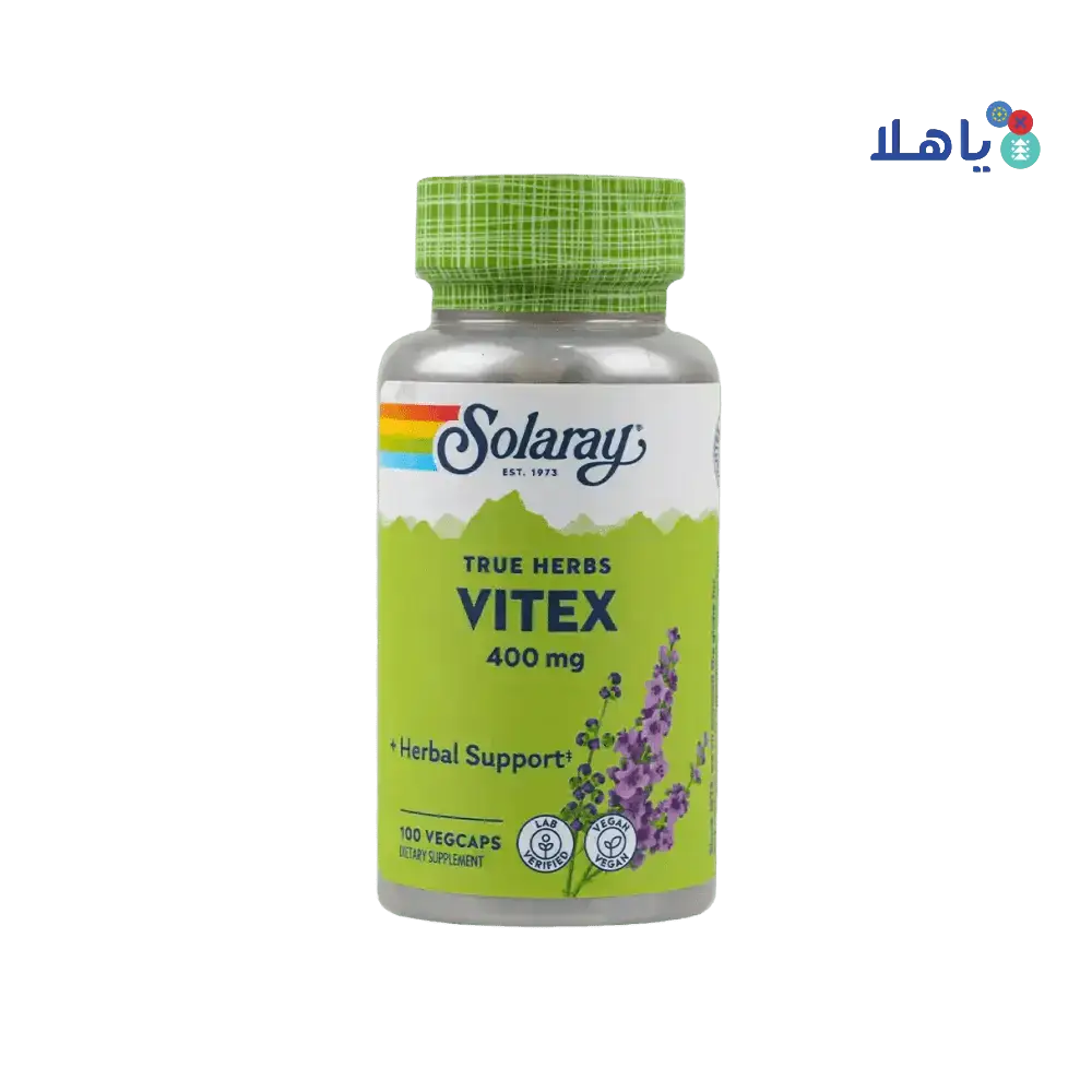 Solaray - Solaray Vitex 400mg 100vegcap - Pharmazone - 