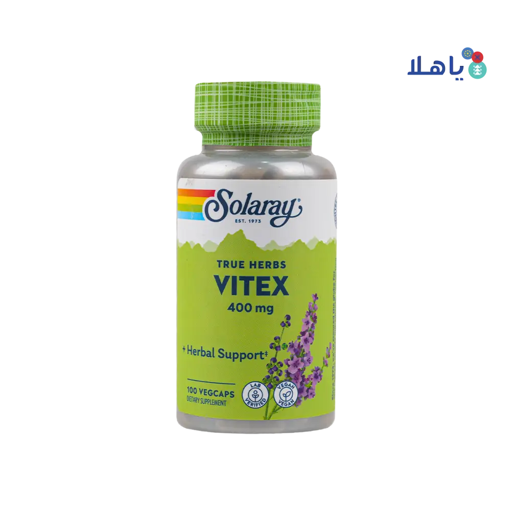 Solaray Vitex 400mg 100vegcap