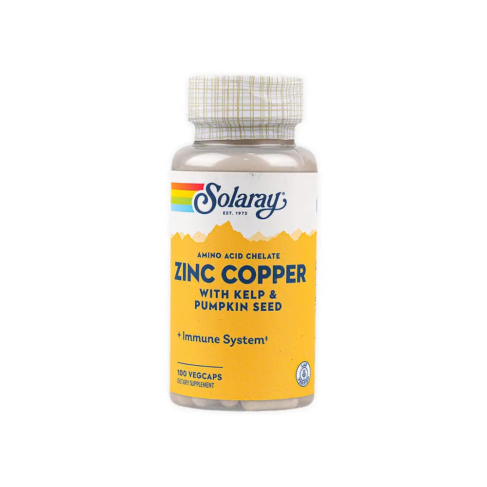 Solaray Zinc Copper 100vegcap