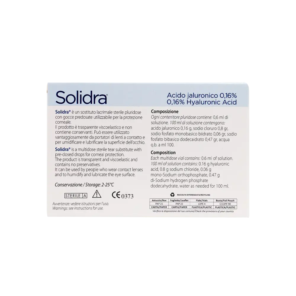 SOLIDRA EYE DROPS 20 VIALS