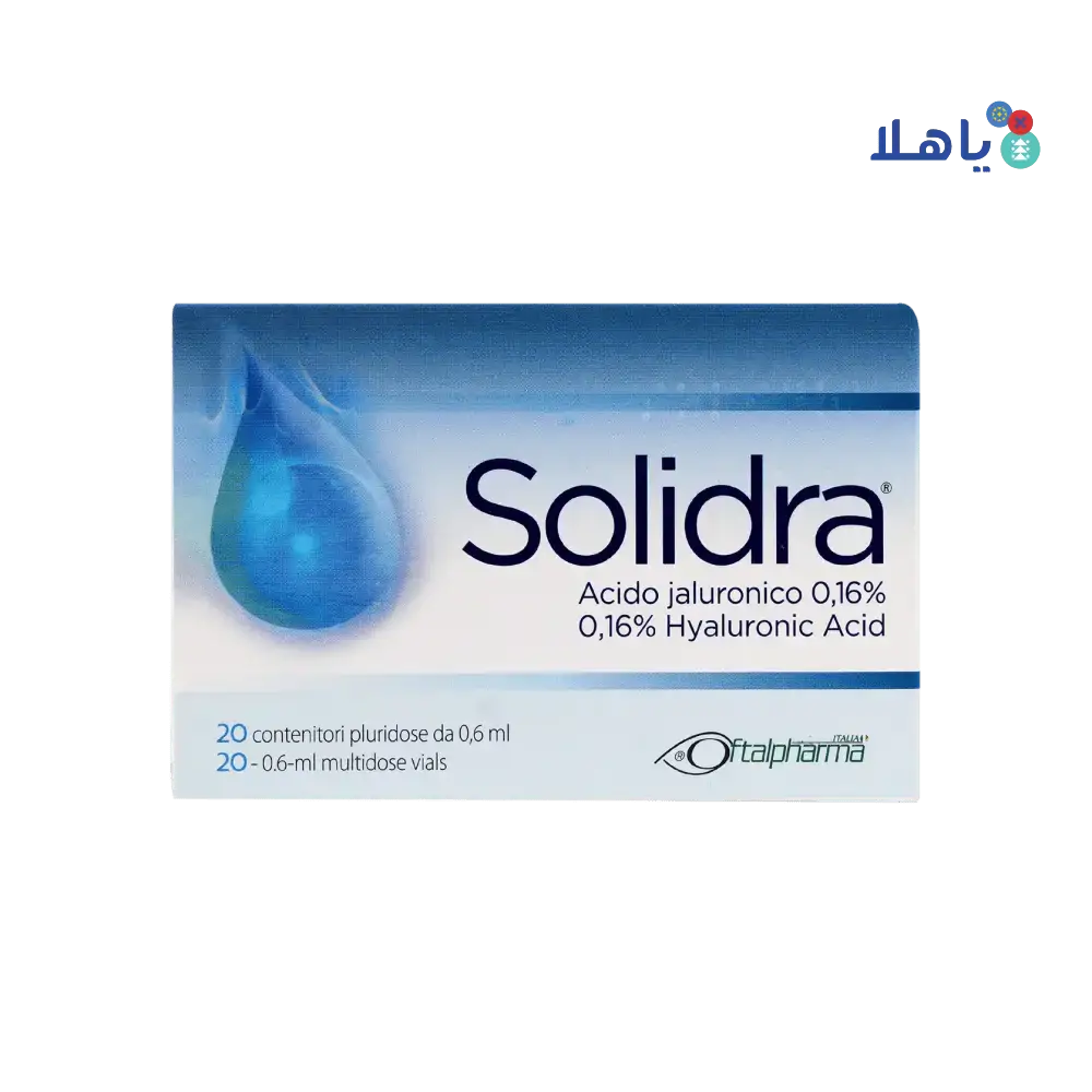 OFTALPHARMA SRL - Solidra Eye Drops 20 Vials - Pharmazone - 