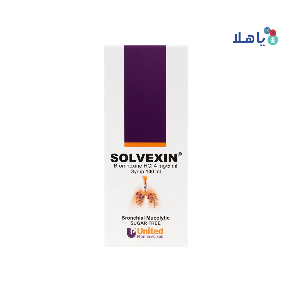 SOLVEXIN SYRUP 4MG/5ML 100ML