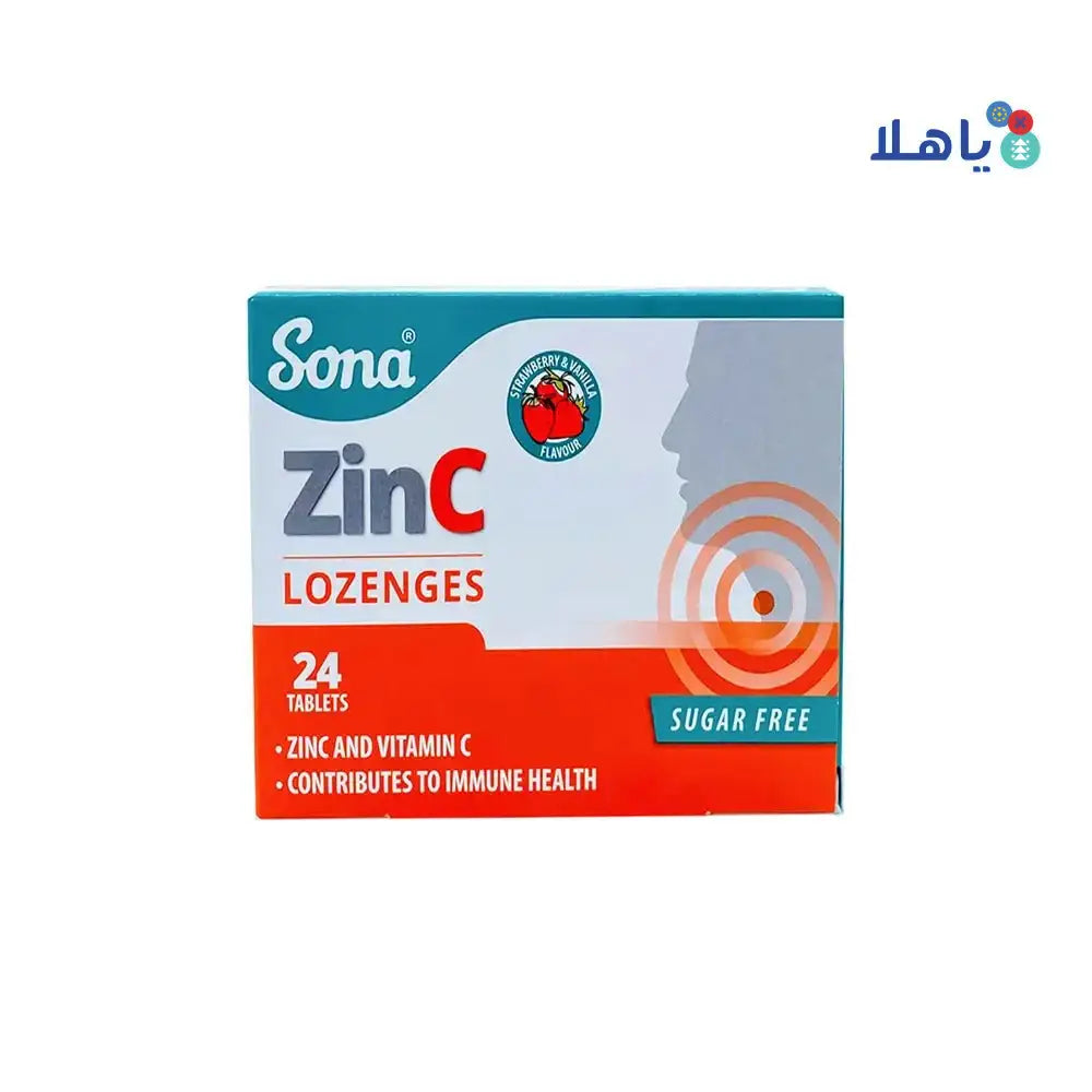 SONA NUTRITION - Sona Zinc 24 Chewable Tab - Pharmazone - 