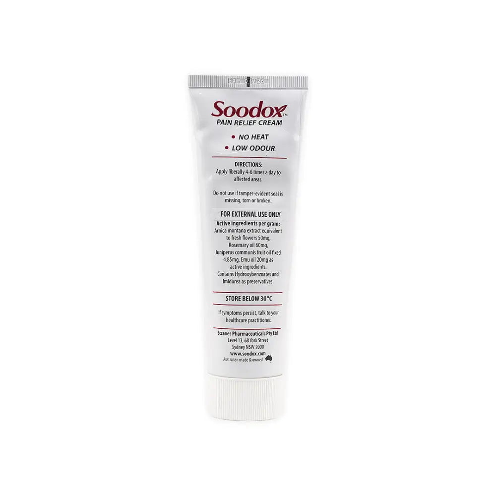 SOODOX PAIN RELIEF CREAM 100 GM