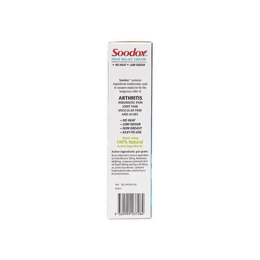 Soodox - SOODOX PAIN RELIEF CREAM 100 GM - Pharmazone - 