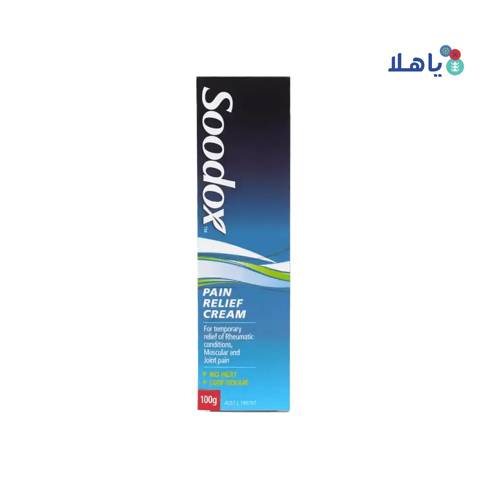 Soodox - SOODOX PAIN RELIEF CREAM 100 GM - Pharmazone - 