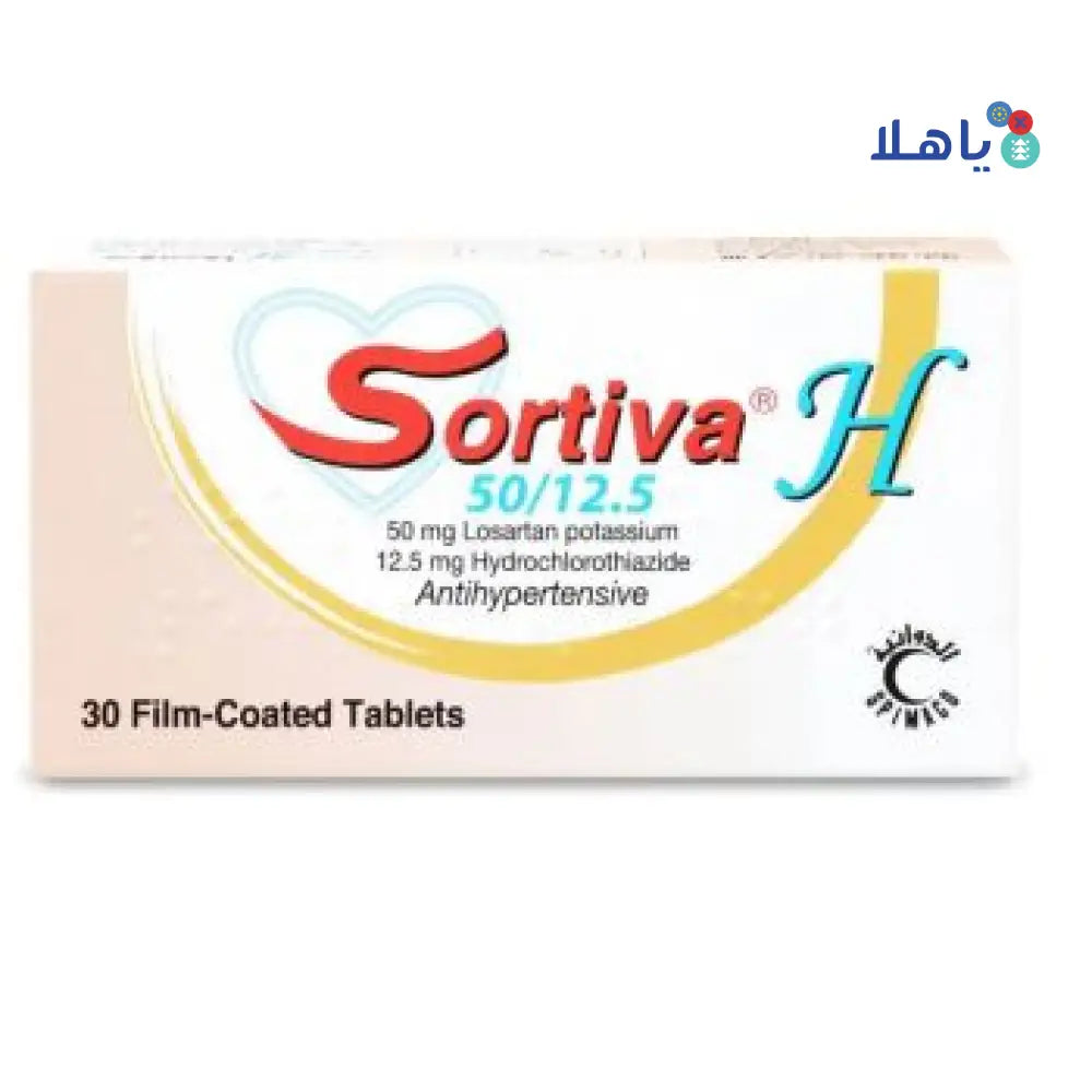 SORTIVA H 50/12.5MG 30 FC TABLETS