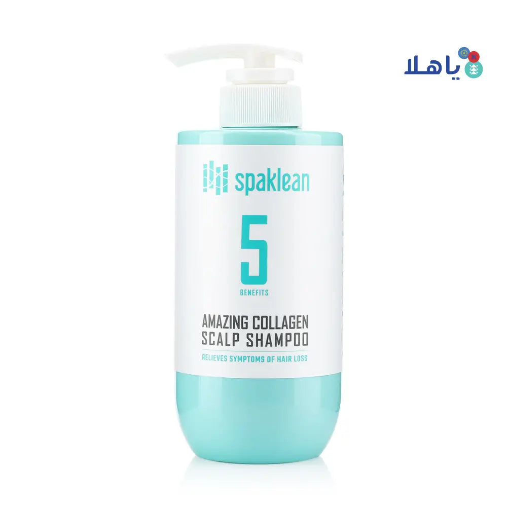 SPAKLEAN AMAZING COLLAGEN SCALP SHAMPOO 500ML PUMP