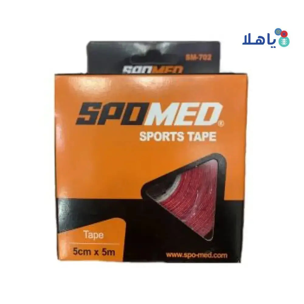 SPOMED KMA - SPOMED SPORTES TAPE 5X5 (SM - 702) - RED - Pharmazone - 