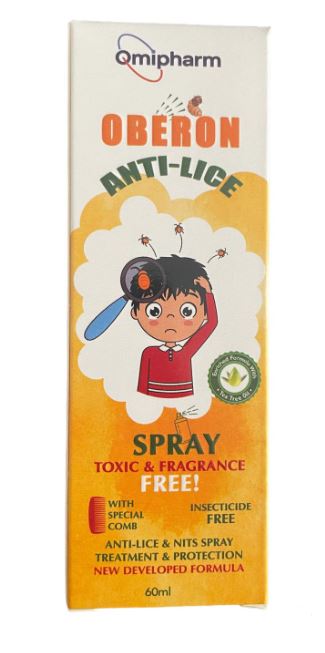 Omipharm Oberon Anti-Lice Spray 60ml