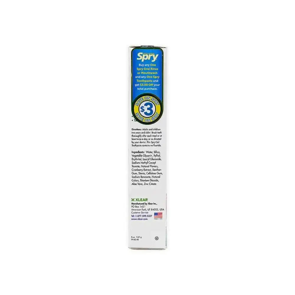 Xlear - SPRY KIDS ANTI - CAVITY BUBBLE GUM 141GM - Pharmazone - 