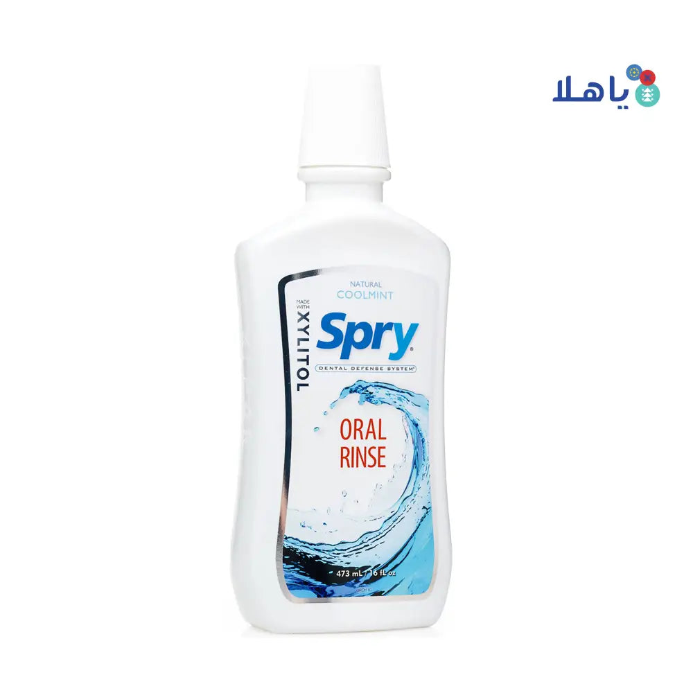 SPRY COOL MINT ORAL RINSE MOUTHWASH 473ML