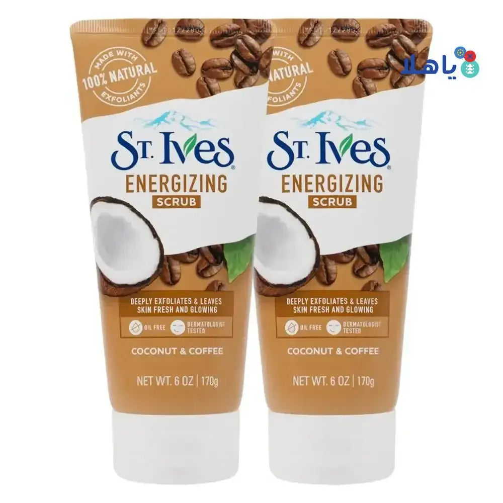 ST.IVES - St.Ives Energizing Scrub 170g - Coconut & Coffee 1+1 Offer - Pharmazone - 