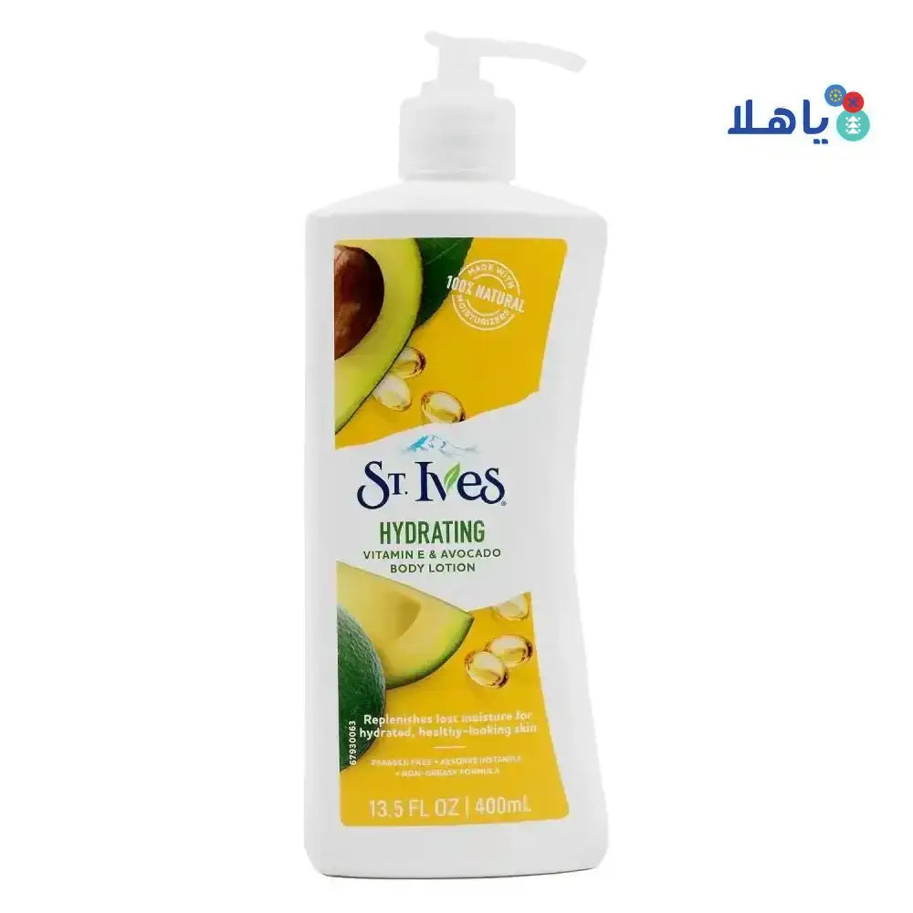 ST.IVES - St.Ives Hydrating Body Lotion 400ml - Vitamin E & Avocado - Pharmazone - 