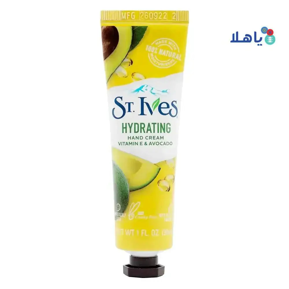 ST.IVES - St.Ives Hydrating Hand Cream 30ml - Vitamin E & Avocado - Pharmazone - 