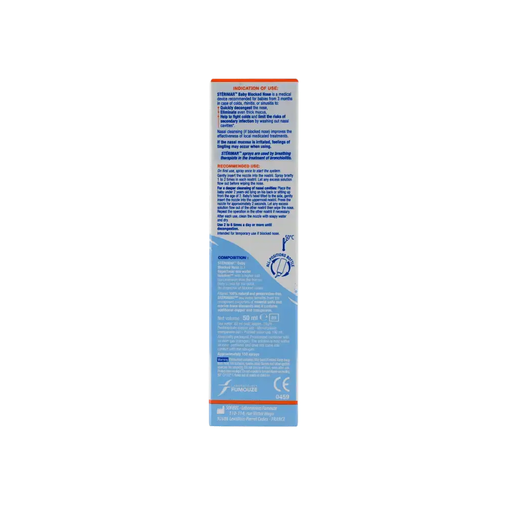 STERIMAR - Sterimar Baby Blocked Nose Hypertonic 50Ml - Pharmazone - 