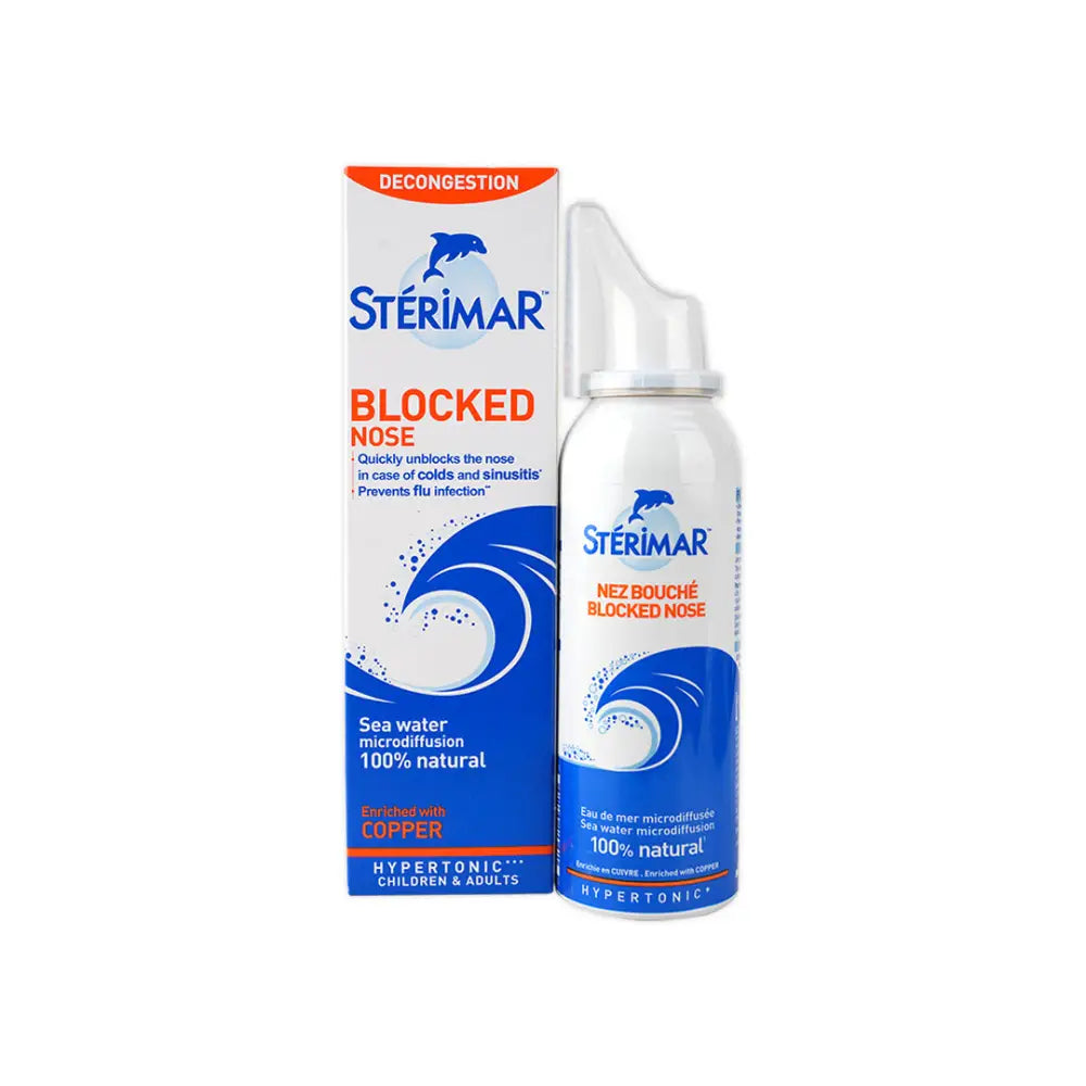 STERIMAR BLOCKED NOSE HYPERTONIC SPRAY100ML