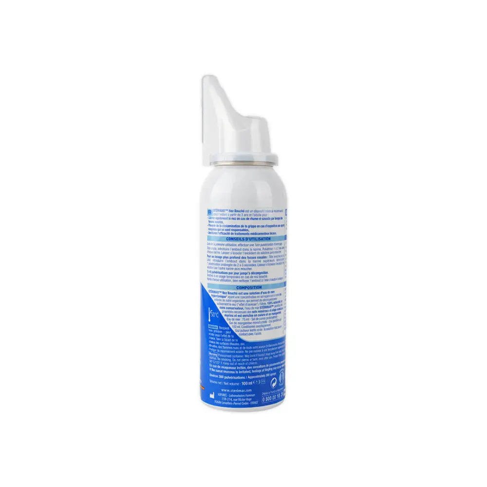 STERIMAR BLOCKED NOSE HYPERTONIC SPRAY100ML