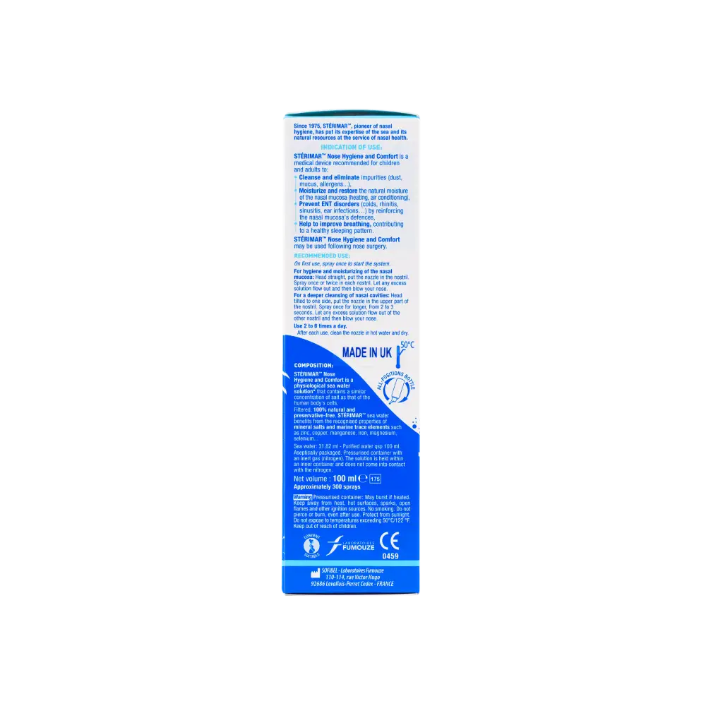 STERIMAR NASAL HYGIENE SPRAY 100 ML