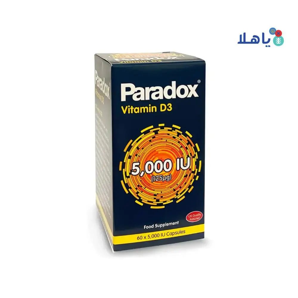 STERLING - Paradox Vitamin D3 5000Iu 60Caps - Pharmazone - 