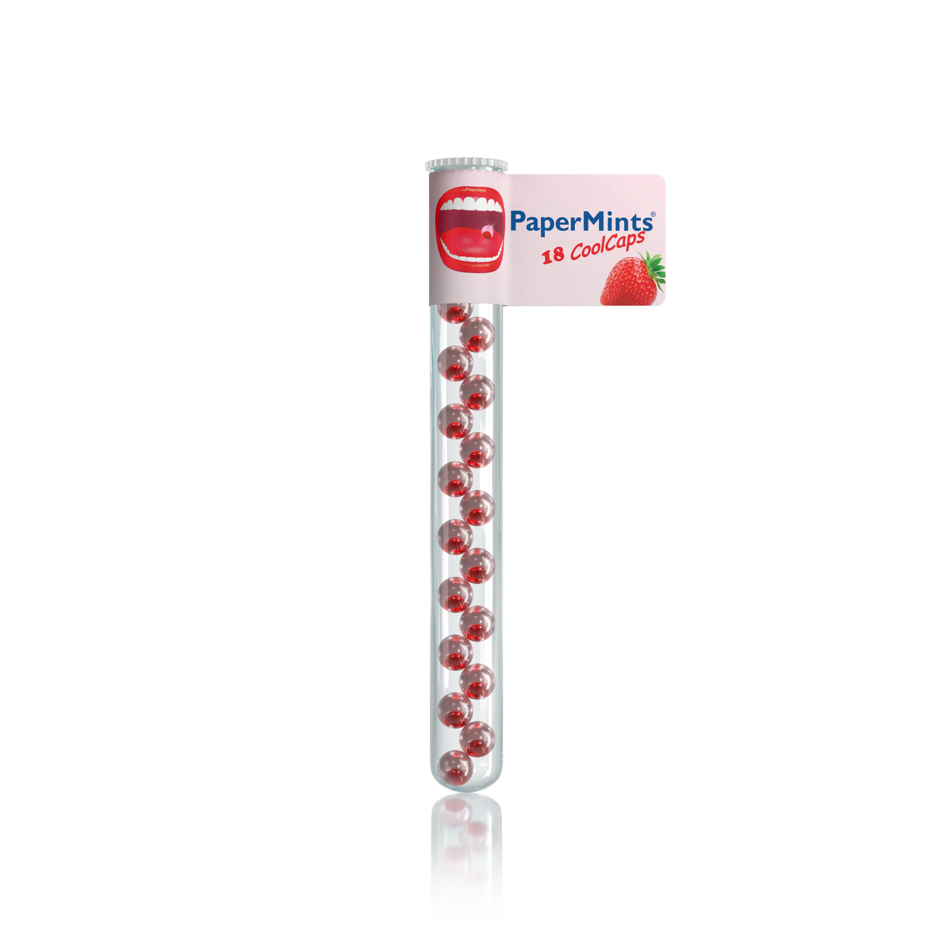 Paper Mints 18 Cool Caps - Strawberry