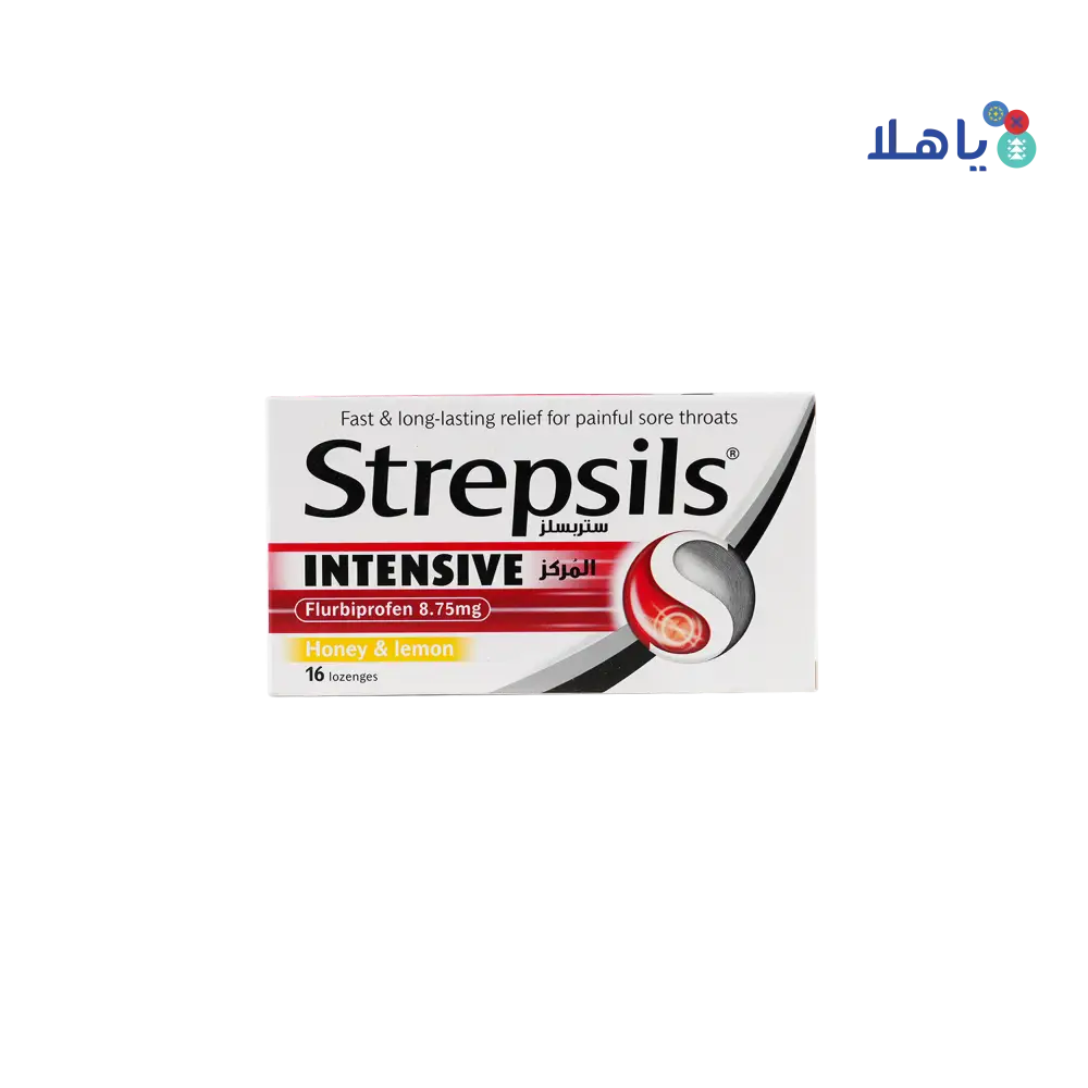 STREPSILS INTENSIVE HONEY & LEMON 16LOZ