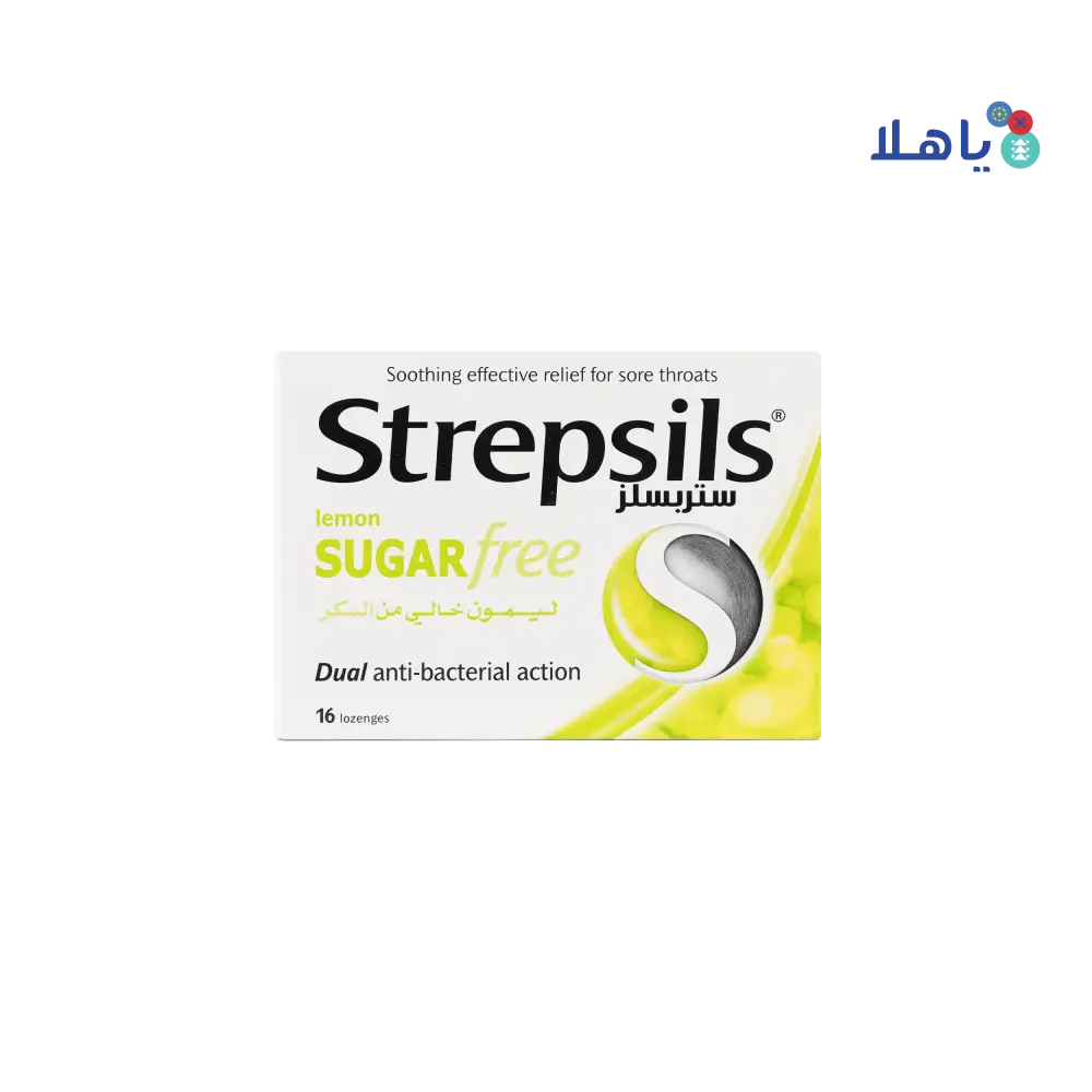 STREPSILS LEMON (SUGAR FREE) 16 LOZ.