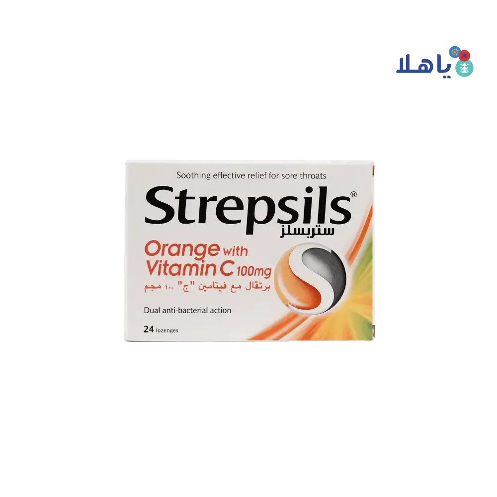 RB CONSUMER - Strepsils Orange With Vitamin - C 24 Loz - Pharmazone - 