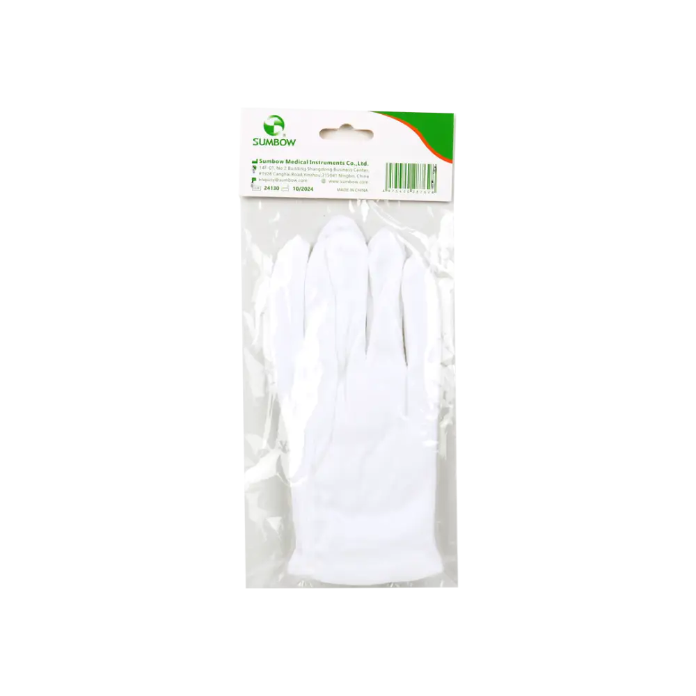 Sumbow Cotton Gloves White 2pcs-S