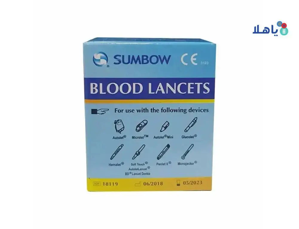 Sumbow Medical - Sumbow Lancets Flat 100pcs [SM70021] - Pharmazone - 