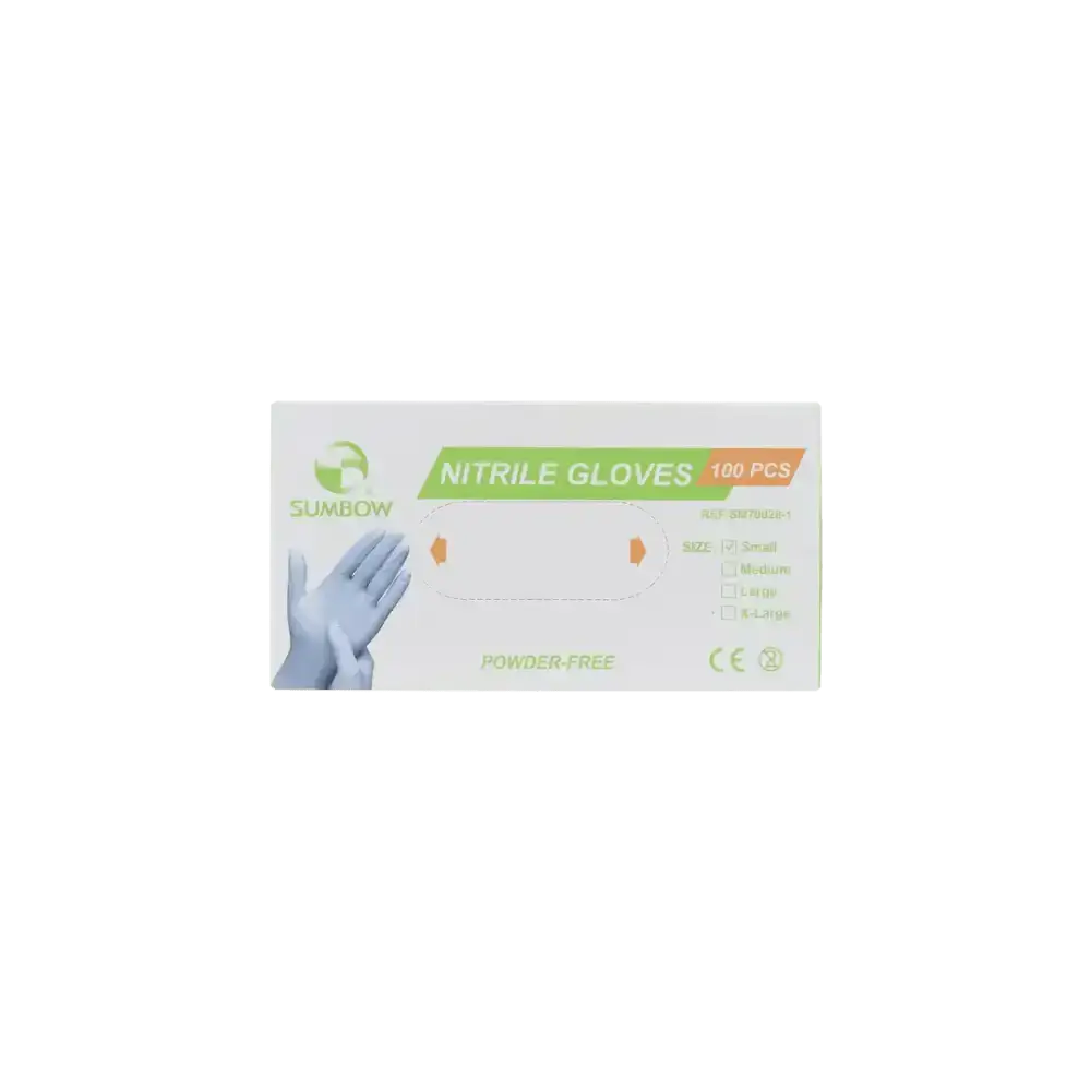 Sumbow Medical - Sumbow Nitrile Gloves Powder - Free 100pcs - S - Pharmazone - 