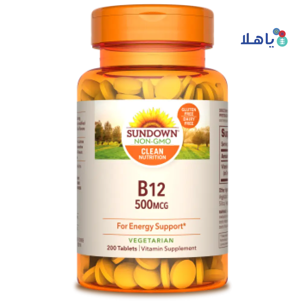 SUNDOWN B-12 500MCG 200TAB