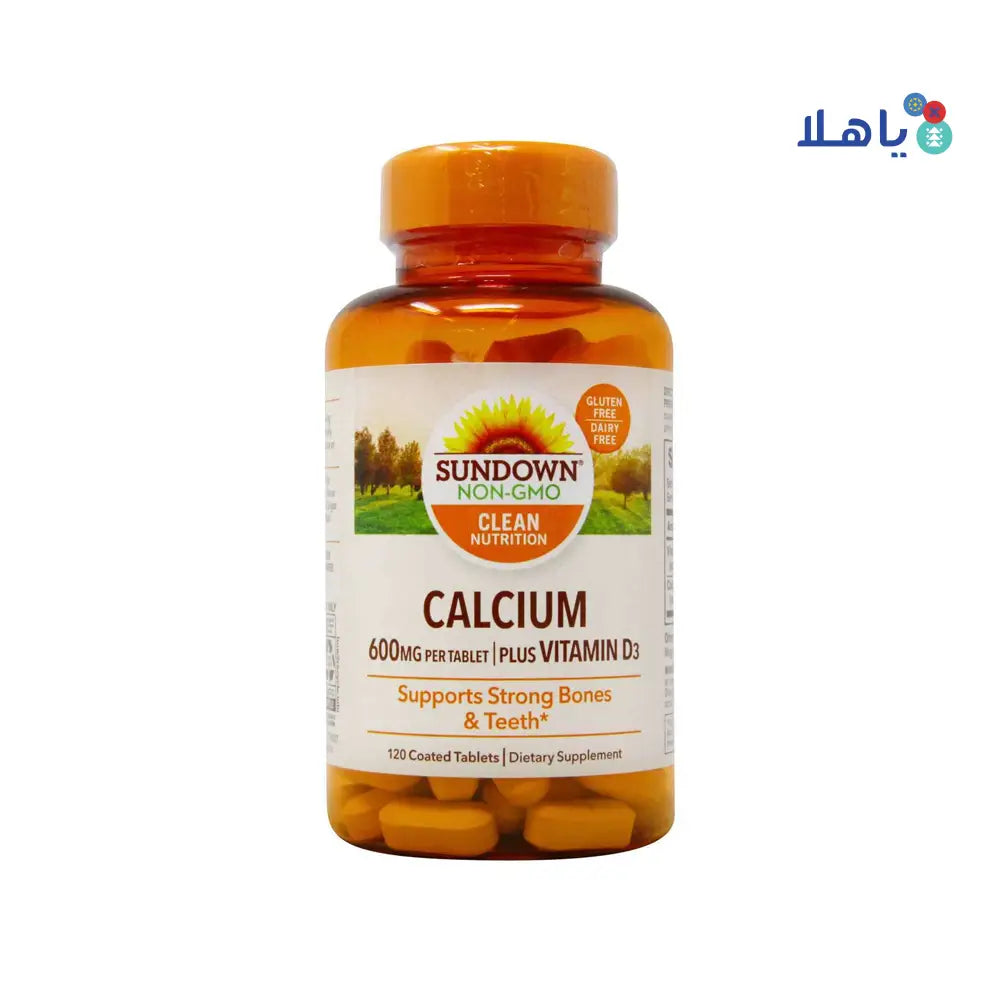 SUNDOWN CALCIUM 600MG PLUS VIT-D3 120TAB