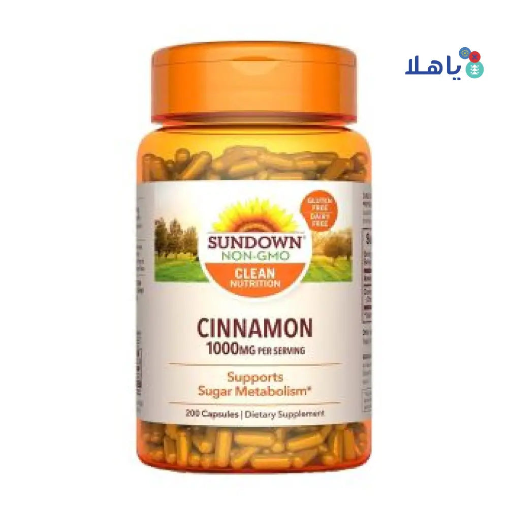 SUNDOWN CINNAMON 1000MG 200 CAP