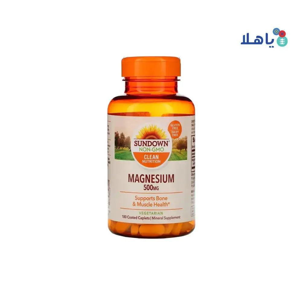 SUNDOWN - Sundown Magnesium 500Mg 180Cap - Pharmazone - 