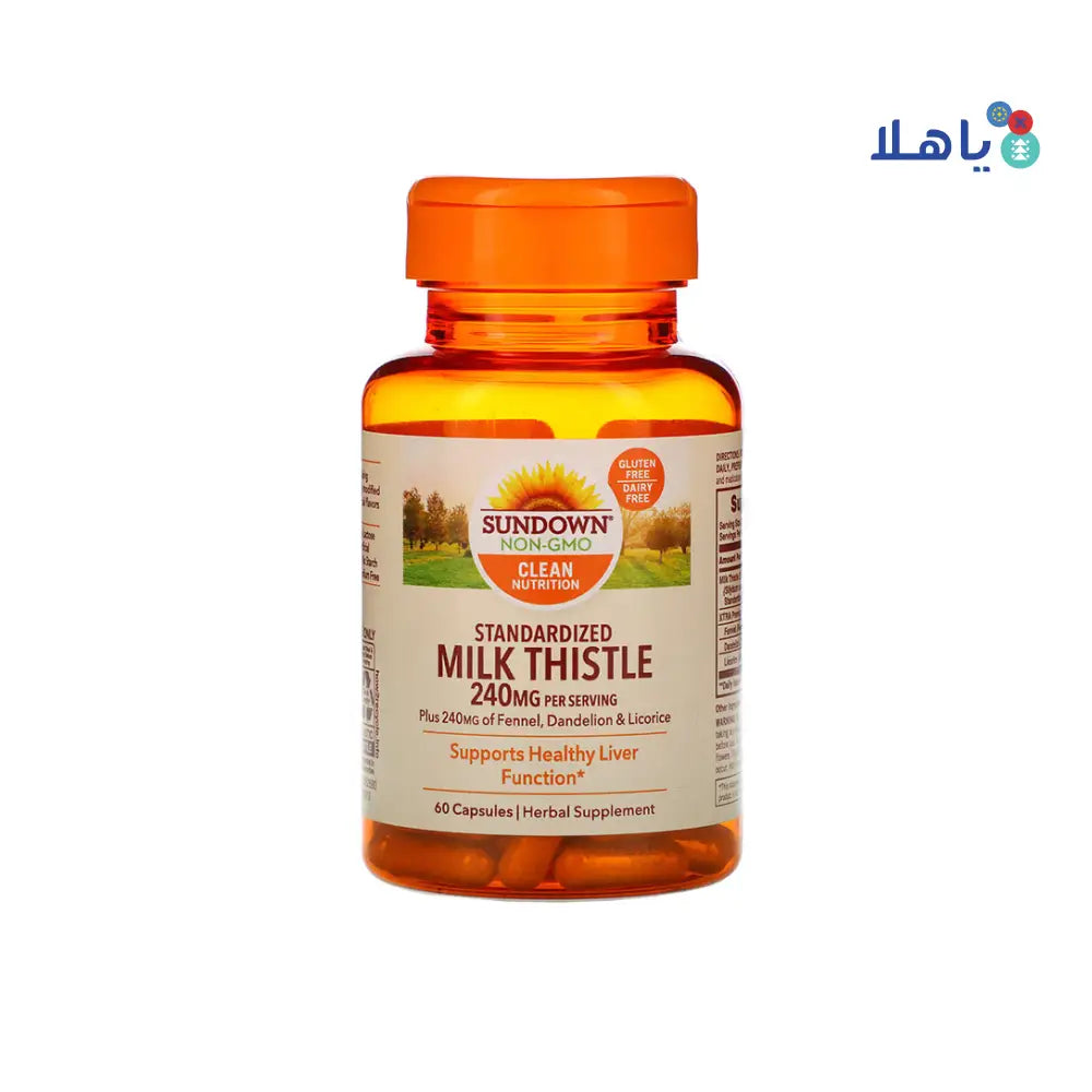 SUNDOWN MILK THISTLE 240MG 60CAP