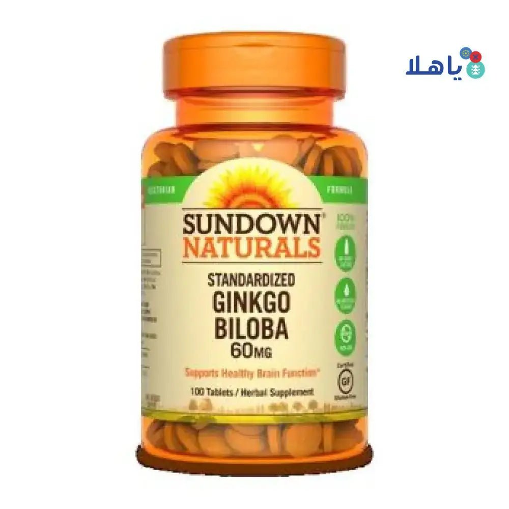 SUNDOWN - SUNDOWN GINKGO BILOBA 60MG 100TAB - Pharmazone - 