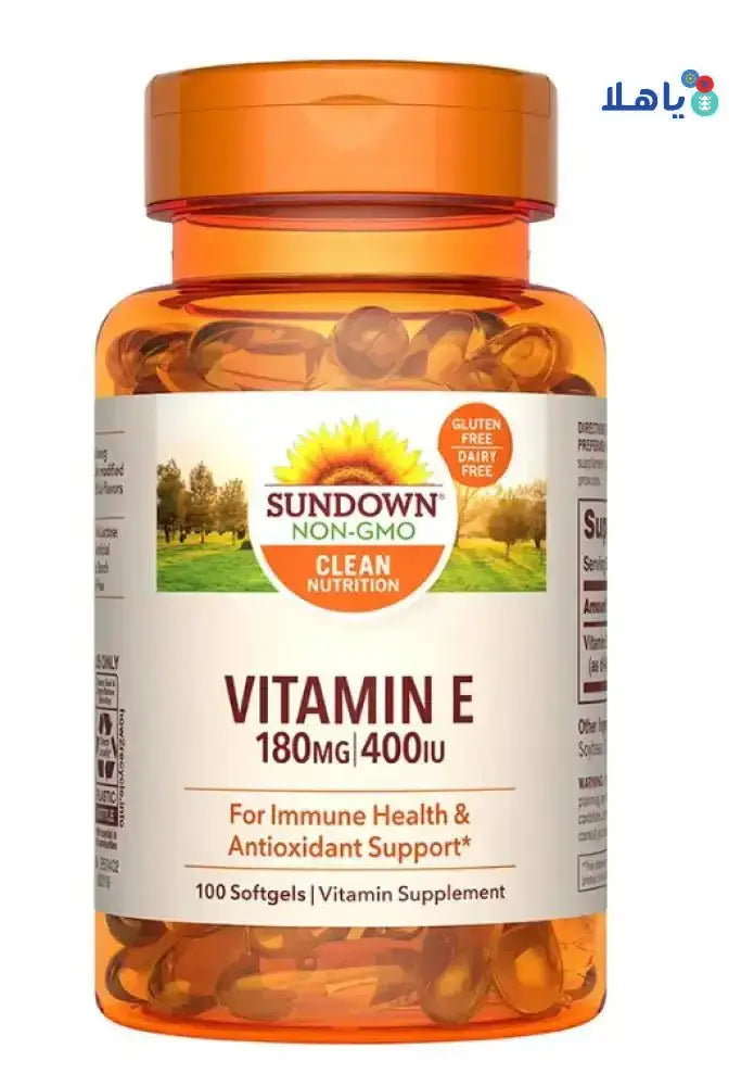 SUNDOWN - SUNDOWN VIT E 400IU 100TAB. - Pharmazone - 