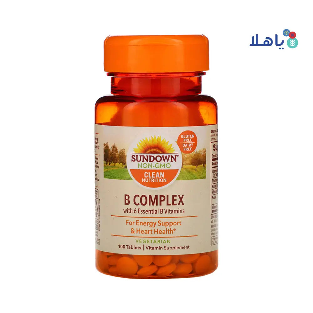 SUNDOWN VITAMIN B COMPLEX 100 TAB