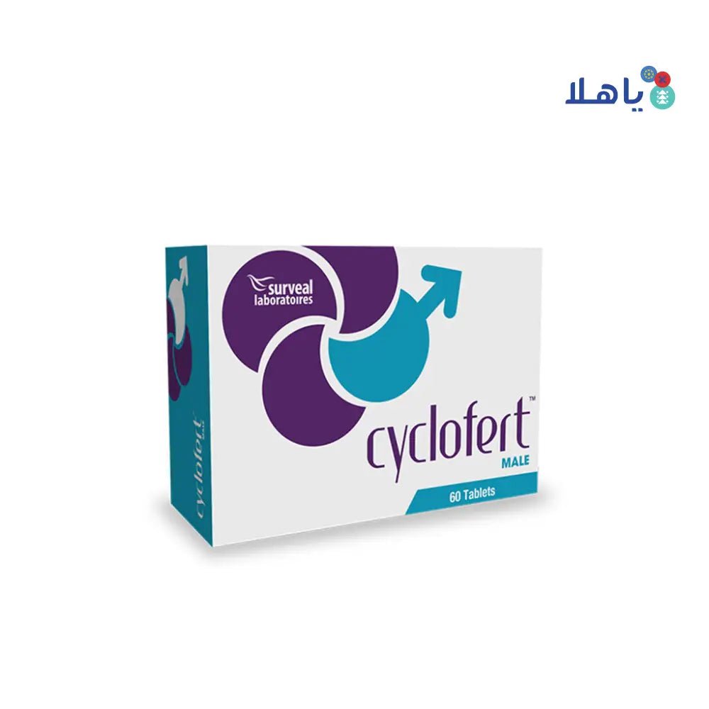 SURVEAL LABORATORIES - Cyclofert Male 60Tab - Pharmazone - 