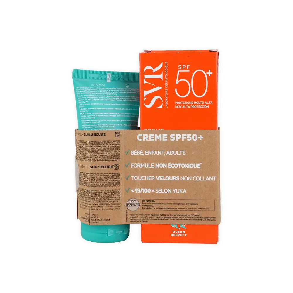 Svr Sun Secure Cream Spf50+Lait Apres-Soleil 50ml(1+1)Offer