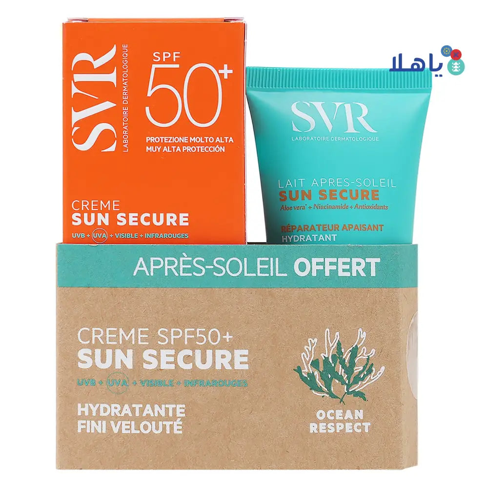 Svr Sun Secure Cream Spf50+Lait Apres-Soleil 50ml(1+1)Offer