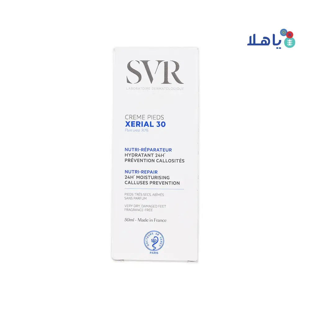 SVR  vr Xerial 30 Cream Pieds 50Ml