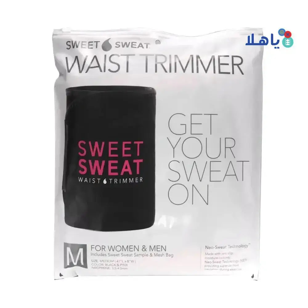 SWEET SWEAT - Sweet Sweat Waist Trimmer Black & Pink - M - Pharmazone - 